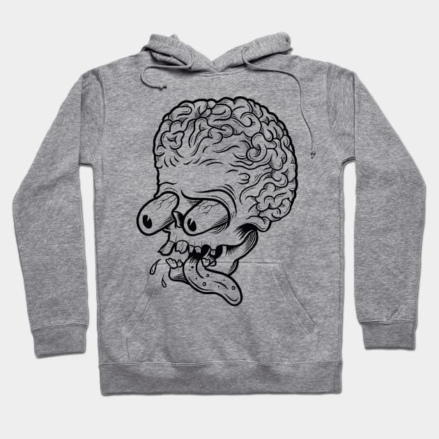 Brain skull Hoodie by Adorline